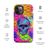 Color Pop Chrome Skull Matte Tough Case for iPhone® 11 Pro | Tech Accessories | BigTexFunkadelic