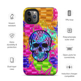 Color Pop Chrome Skull Matte Tough Case for iPhone® 11 Pro Max | Tech Accessories | BigTexFunkadelic