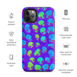 Purple Alien Vapor Glitch Matte Tough Case for iPhone® 11 Pro Max | Tech Accessories | BigTexFunkadelic