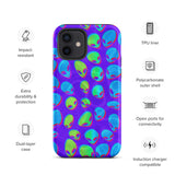 Purple Alien Vapor Glitch Matte Tough Case for iPhone® 12 | Tech Accessories | BigTexFunkadelic