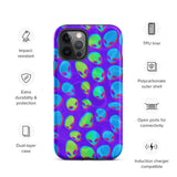 Purple Alien Vapor Glitch Matte Tough Case for iPhone® 12 Pro | Tech Accessories | BigTexFunkadelic
