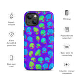 Purple Alien Vapor Glitch Matte Tough Case for iPhone® 13 | Tech Accessories | BigTexFunkadelic