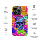 Color Pop Chrome Skull Matte Tough Case for iPhone® 13 Pro | Tech Accessories | BigTexFunkadelic