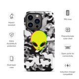 Trippy Alien Camo Matte Tough Case for iPhone® 13 Pro | Tech Accessories | BigTexFunkadelic
