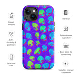 Purple Alien Vapor Glitch Matte Tough Case for iPhone® 15 Plus | Tech Accessories | BigTexFunkadelic