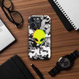Trippy Alien Camo Matte Tough Case for iPhone® 15 Pro Max | Tech Accessories | BigTexFunkadelic