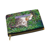 420 Munchies Cat Canvas 8''x 6'' Carry-All Zipper Pouch | BigTexFunkadelic