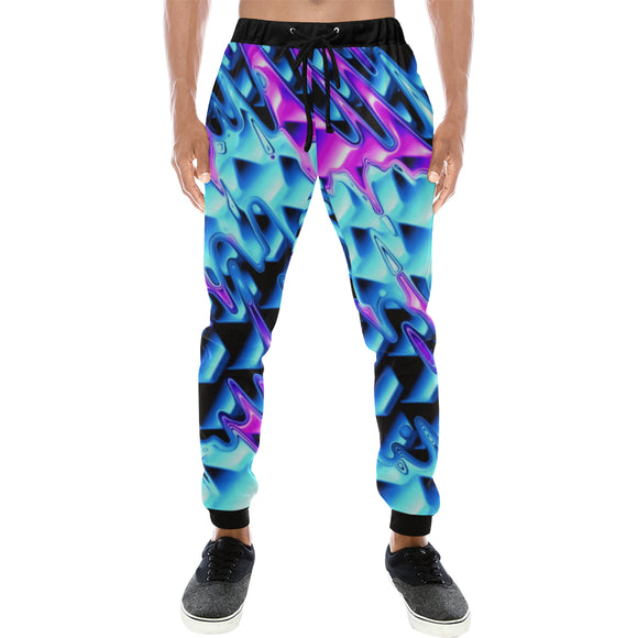 Psychedelic Vaporwave All Over Print Light-Weight Men's Jogger Sweatpa ...