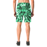 Green Tie-Dye Casual Shorts | Ravewear | BigTexFunkadelic