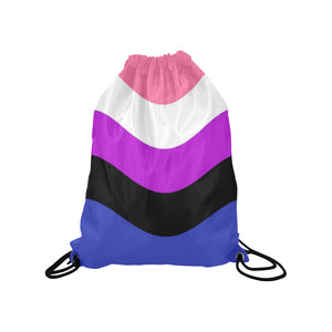 Genderfluid Pride Drawstring Bag