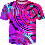 Bass Drop Electric Rave Wave T-Shirt | EDM Festival Fashion | BigTexFunkadelic