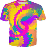 80s Magic Color Blast All Over Print T-Shirt | BigTexFunkadelic