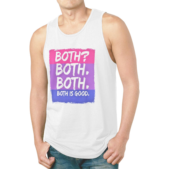 Both Is Good Bisexual Pride Relaxed Fit Men's Tank Top