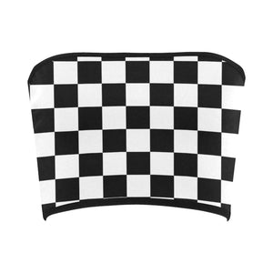 Black and White Checkered Bandeau Top | BigTexFunkadelic