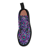 Mandala Art Women's Black Martin Boots | BigTexFunkadelic
