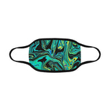 Teal Oil Spill Mouth Mask | BigTexFunkadelic