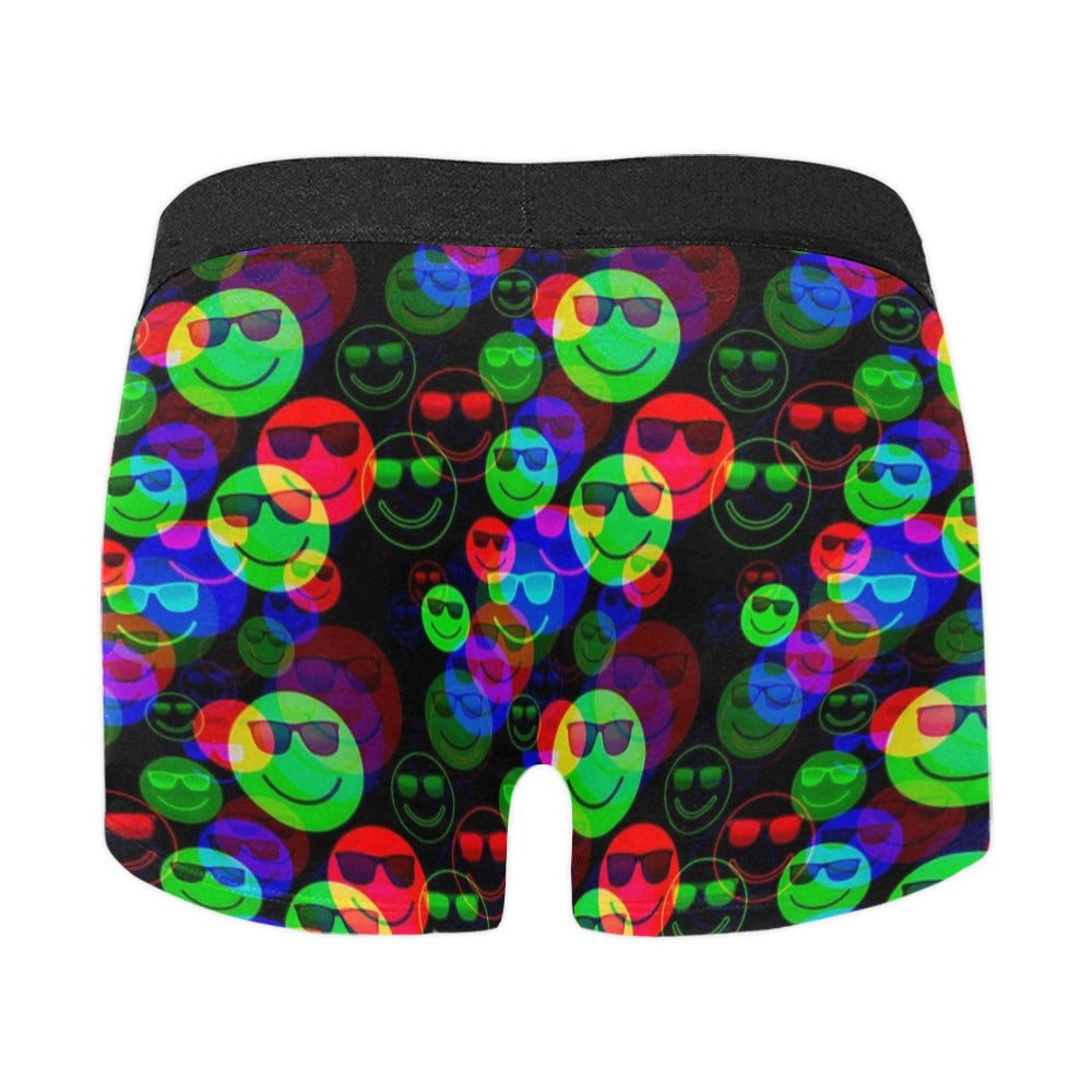 RGB Shaded Smile Glitch Print Boxer Briefs – BigTexFunkadelic