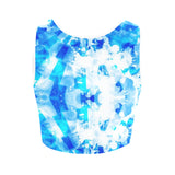 Fire and Ice Alien Blast Fitted Crop Top | BigTexFunkadelic