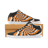 Tiger Stripe Fractal Men's Chukka Canvas Shoes | BigTexFunkadelic