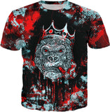 Graffiti Gorilla King T-Shirt | BigTexFunkadelic