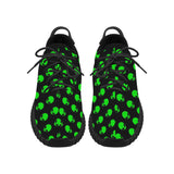 Green Alien Head Women's Breathable Woven Running Shoes | BigTexFunkadelic