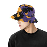 Purple Gold and Black Legends Paint Splatter Bucket Hat | BigTexFunkadelic