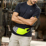 Neon Checkered Split Fanny Pack | BigTexFunkadelic