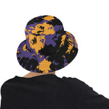 Purple Gold and Black Legends Paint Splatter Bucket Hat | BigTexFunkadelic