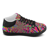 Neon Acid Waves Men's Chukka Canvas Shoes