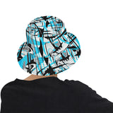 Blue Graffiti Mix Bucket Hat | BigTexFunkadelic