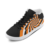Tiger Stripe Fractal Men's Chukka Canvas Shoes