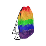 Geometric Gay Pride  Drawstring Bag
