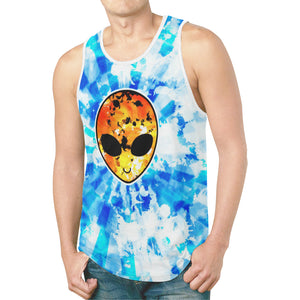 Fire and Ice Alien Blast Relaxed Fit Men's Tank Top | BigTexFunkadelic