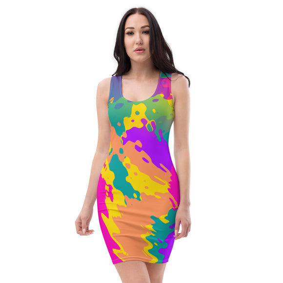80s bodycon dress 80s One Shoulder Cut Out Dress