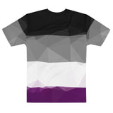 Geometric Asexual Pride Unisex T-Shirt | LGBTQ+ Pride | BigTexFunkadelic
