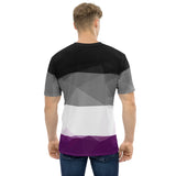 Geometric Asexual Pride Unisex T-Shirt | LGBTQ+ Pride | BigTexFunkadelicGeometric Asexual Pride Unisex T-Shirt | LGBTQ+ Pride | BigTexFunkadelic