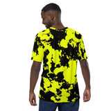 Yellow and Black Paint Splatter Unisex T-Shirt | BigTexFunkadelic
