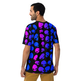 Pink and Blue Alien Ombre Unisex T-Shirt | BigTexFunkadelic
