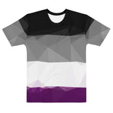 Geometric Asexual Pride Unisex T-Shirt | LGBTQ+ Pride | BigTexFunkadelic