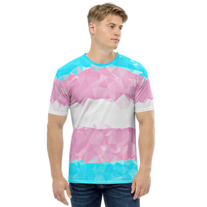 Geometric Trans Pride Unisex T-Shirt | LGBTQ+ Pride | BigTexFunkadelic