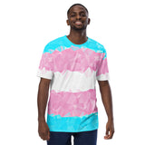 Geometric Trans Pride Unisex T-Shirt | LGBTQ+ Pride | BigTexFunkadelic