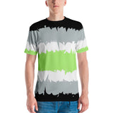 Geometric Agender Pride T-Shirt | LGBTQ+ Pride | BigTexFunkadelic