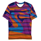 Trippy Purple 80s Tubular Abstract T-Shirt | All Over Print Clothing | BigTexFunkadelic