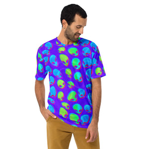 Purple Alien Vapor Glitch Unisex T-Shirt | BigTexFunkadelic