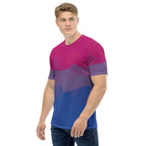 Geometric Bisexual Pride Unisex T-Shirt | LGBTQ+ Pride | BigTexFunkadelic