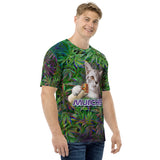 420 Munchies Stoner Weed Cat All Over Print Unisex Sublimated T-Shirt | BigTexFunkadelic