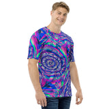 Vaporwave Fractal Melt Unisex T-Shirt | BigTexFunkadelic