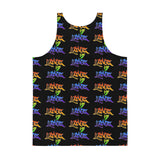 Love is Love Rainbow Graffiti All Over Print Unisex Tank Top | LGBTQ+ Pride | BigTexFunkadelic