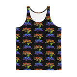 Love is Love Rainbow Graffiti All Over Print Unisex Tank Top | LGBTQ+ Pride | BigTexFunkadelic