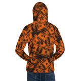 Orange Grunge Money Pullover Hoodie | BigTexFunkadelic